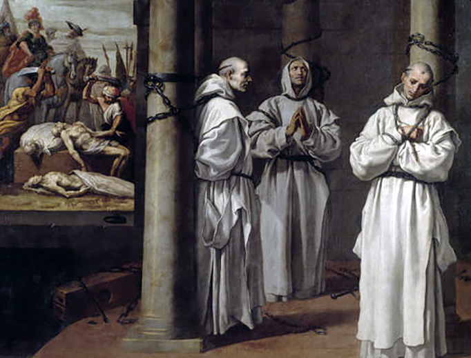 Vincenzo Carducci, “Martyrdom of the Priors of the English Carthusians of London, Nottingham and Axholme”, c. 1639 Vincenzo Carducci, “Martyrdom of the Priors of the English Carthusians of London, Nottingham and Axholme”, c. 1639