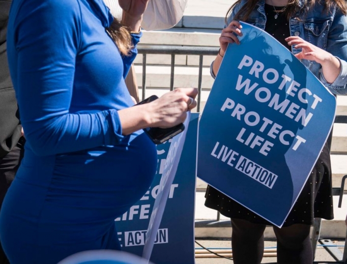 Pro-life activists participate in a rally outside of the Supreme Court as the justices hear oral arguments in the June Medical Services v. Russo case on March 4 in Washington. The Louisiana abortion case is the first major abortion case to make it to the Supreme Court since Donald Trump became president. Pro-life activists participate in a rally outside of the Supreme Court as the justices hear oral arguments in the June Medical Services v. Russo case on March 4 in Washington. The Louisiana abortion case is the first major abortion case to make it to the Supreme Court since Donald Trump became president.