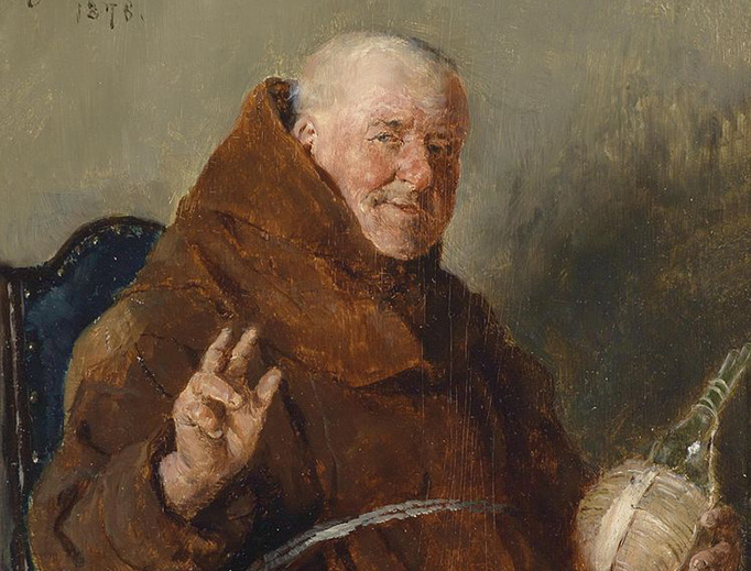 Ernst Karl Georg Zimmermann, “A Cheerful Monk,” 1878 Ernst Karl Georg Zimmermann, “A Cheerful Monk,” 1878