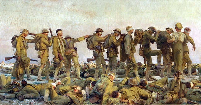 John Singer Sargent (1856–1925), "Gassed" John Singer Sargent (1856–1925), "Gassed"