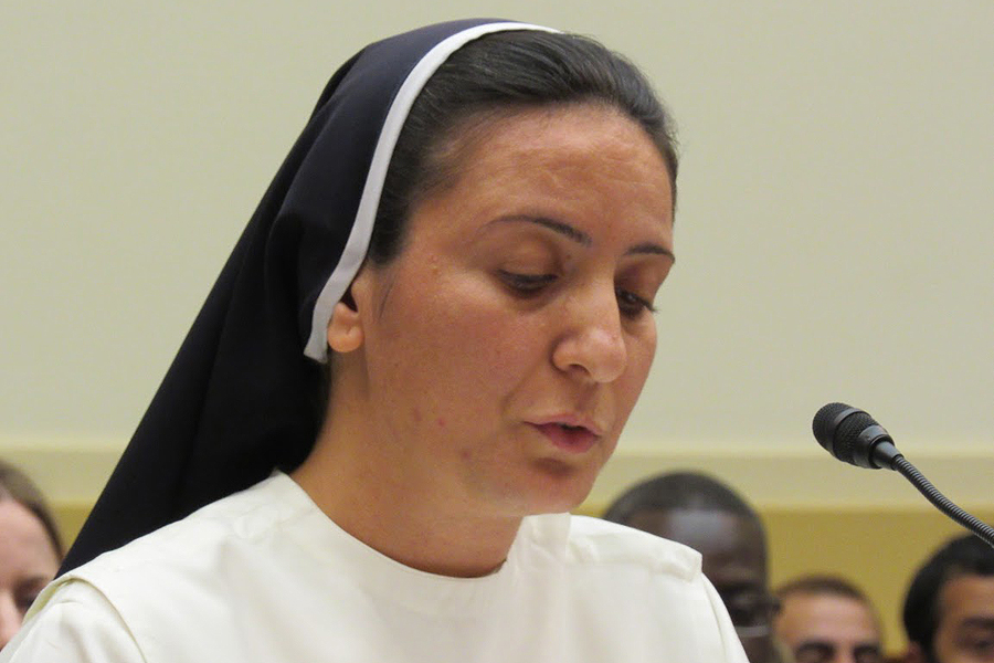 Sister Diana Momeka, OP appeared before the House of Foreign Affairs Committee in Washington D.C. on May 13, 2015. Sister Diana Momeka, OP appeared before the House of Foreign Affairs Committee in Washington D.C. on May 13, 2015.
