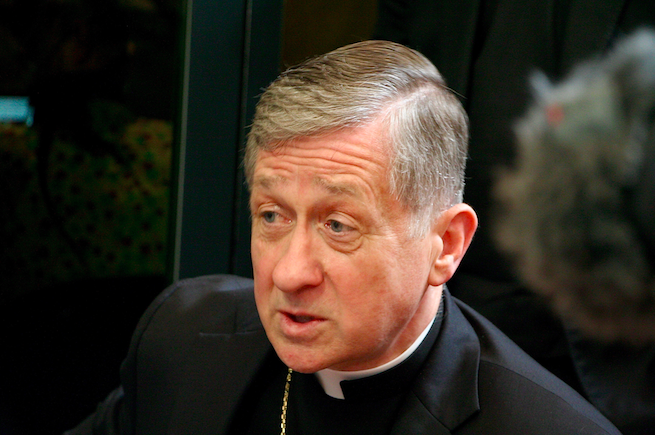 Archbishop Blase Cupich of Chicago speaking to reporters during last October's Synod on the Family. The archbishop appeared to place the importance of conscience above the Church’s teaching. Photo: EP Archbishop Blase Cupich of Chicago speaking to reporters during last October's Synod on the Family. The archbishop appeared to place the importance of conscience above the Church’s teaching. Photo: EP