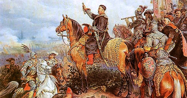 Juliusz Kossak (1824-1899), “King John III Sobieski Blessing the Polish Attack in Vienna” Juliusz Kossak (1824-1899), “King John III Sobieski Blessing the Polish Attack in Vienna”