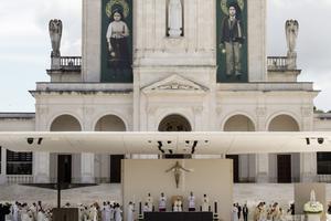 Above, the canonization Mass for Sts. Francisco and Jacinta Marto on May 13, the feast of Our Lady of Fatima. Today marks 100 years after the first Marian apparition. Above, the canonization Mass for Sts. Francisco and Jacinta Marto on May 13, the feast of Our Lady of Fatima. Today marks 100 years after the first Marian apparition.