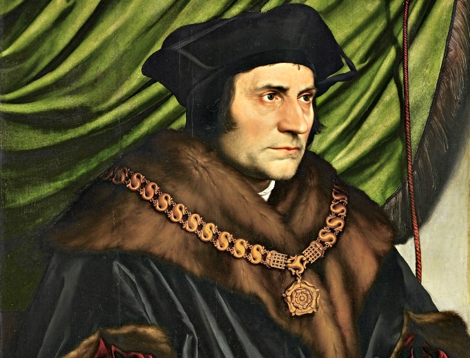 Detail of Hans Holbein the Younger's portrait of St. Thomas More Detail of Hans Holbein the Younger's portrait of St. Thomas More