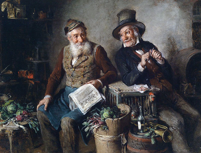 Hermann Kern, “Gute Freunde” (1904) Hermann Kern, “Gute Freunde” (1904)