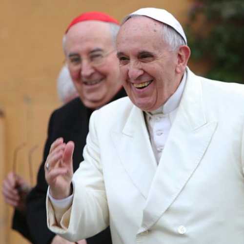 Pope Francis visits a Roman parish. Pope Francis visits a Roman parish.