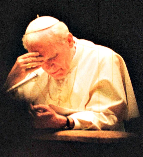 Pope John Paul II in 1991 Pope John Paul II in 1991