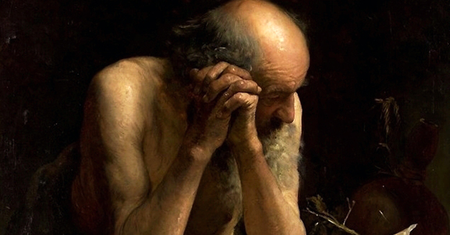 Franciszek Ejsmond, "The Anchorite" (1881) Franciszek Ejsmond, "The Anchorite" (1881)