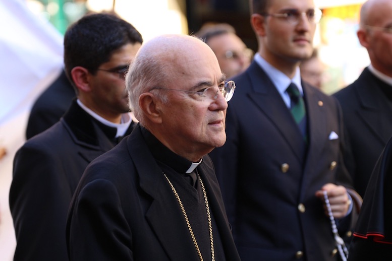 Top to Bottom: Archbishop Carlo Vigano, Richard Sipe, Father Boniface Ramsey and Siobhan O'Connor Top to Bottom: Archbishop Carlo Vigano, Richard Sipe, Father Boniface Ramsey and Siobhan O'Connor