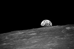 The first photograph taken by humans of Earthrise during Apollo 8, Dec. 24, 1968 The first photograph taken by humans of Earthrise during Apollo 8, Dec. 24, 1968