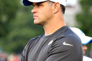 Joe Lombardi, grandson of famed NFL coach Vince Lombardi, is the offensive coordinator of the Detroit Lions. Joe Lombardi, grandson of famed NFL coach Vince Lombardi, is the offensive coordinator of the Detroit Lions.