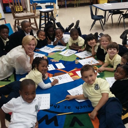 Teacher Kim Ingram leads her class in a math lesson at St. Aloysius Catholic School in the Diocese of Birmingham, Ala. Teacher Kim Ingram leads her class in a math lesson at St. Aloysius Catholic School in the Diocese of Birmingham, Ala.