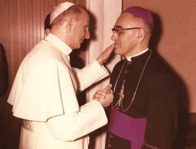 Pope Paul VI and Archbishop Oscar Romero in 1978 Pope Paul VI and Archbishop Oscar Romero in 1978