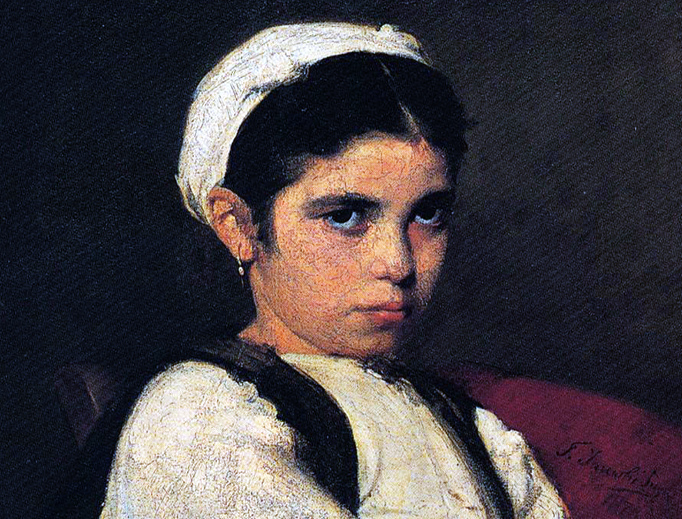 Georgios Jakobides, “Girl from Megara”, 1880 Georgios Jakobides, “Girl from Megara”, 1880