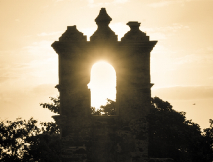 The ruins of a Jesuit Catholic church in Joanes on Marajo Island, Brazil. The ruins of a Jesuit Catholic church in Joanes on Marajo Island, Brazil.