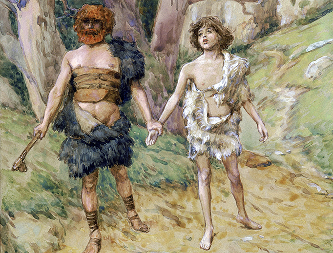 James Tissot (1836-1902), “Cain Leads Abel to Death” James Tissot (1836-1902), “Cain Leads Abel to Death”