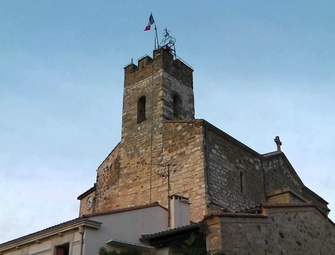 Saint-Etienne Church in Montferrier-sur-Lez, France.