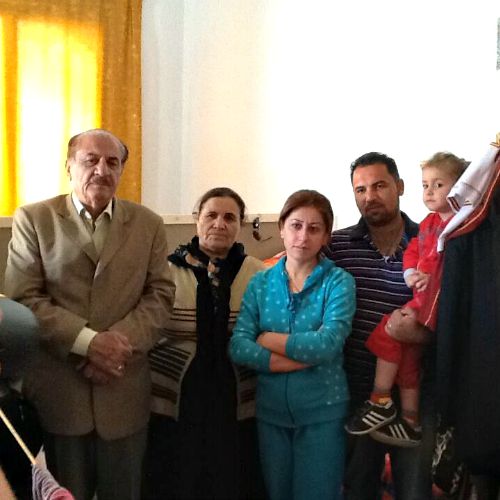 This family of Iraqi Christians are refugees at a Catholic church in Amman, Jordan, in October 2014, waiting for a new life in another country, after being driven out of their homes in the Nineveh Plain of Iraq when ISIS gave them the choice to convert or die.
This family of Iraqi Christians are refugees at a Catholic church in Amman, Jordan, in October 2014, waiting for a new life in another country, after being driven out of their homes in the Nineveh Plain of Iraq when ISIS gave them the choice to convert or die.