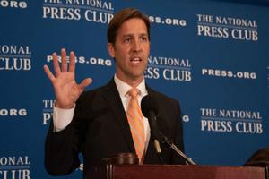 Senator Ben Sasse of Nebraska speaks at the Press Club in Washington, D.C., 2018. Senator Ben Sasse of Nebraska speaks at the Press Club in Washington, D.C., 2018.