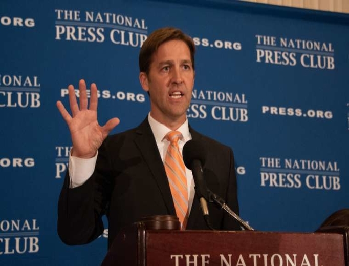 Senator Ben Sasse of Nebraska speaks at the Press Club in Washington, D.C., 2018. Senator Ben Sasse of Nebraska speaks at the Press Club in Washington, D.C., 2018.