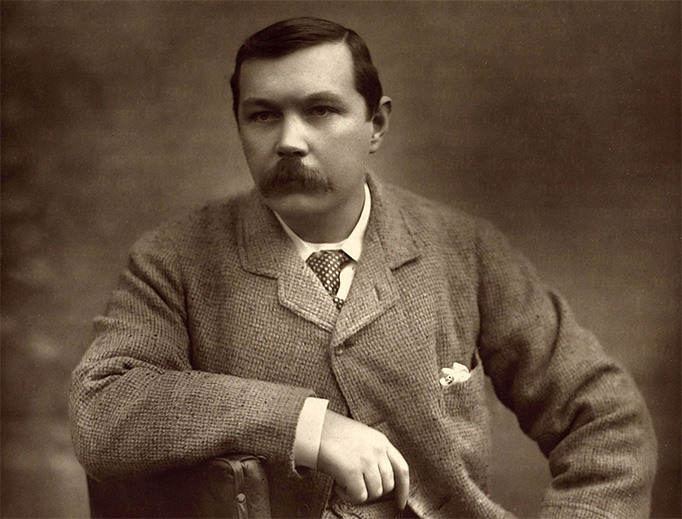 Sir Arthur Conan Doyle in 1893. Sir Arthur Conan Doyle in 1893.