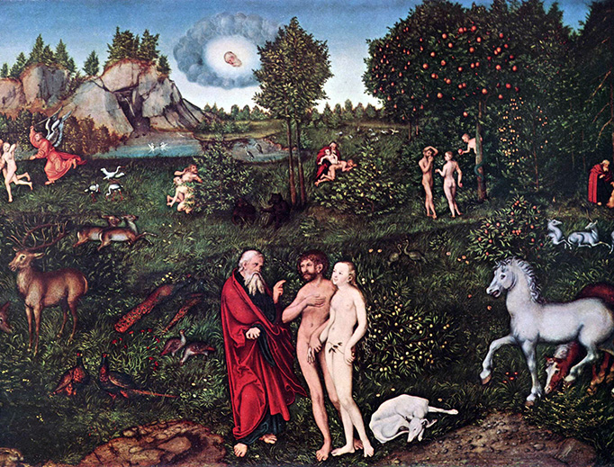 Lucas Cranach the Elder, “The Garden of Eden”, 1530 Lucas Cranach the Elder, “The Garden of Eden”, 1530