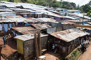 A shantytown in Freetown, Sierra Leone, in November 2013. A shantytown in Freetown, Sierra Leone, in November 2013.