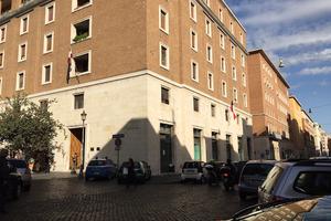 The McDonald's fast food chain is reported to have obtained a license to turn this 600 square meter, disused Vatican-owned property just yards away from St. Peter's Square into one of its restaurants. The McDonald's fast food chain is reported to have obtained a license to turn this 600 square meter, disused Vatican-owned property just yards away from St. Peter's Square into one of its restaurants.