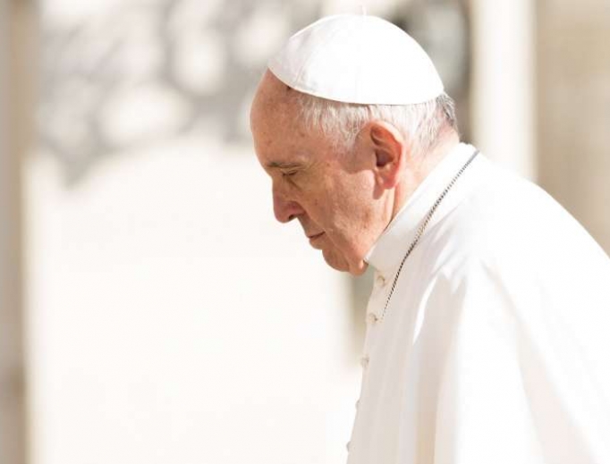 Pope Francis in St. Peter's Square March 14, 2018. Pope Francis in St. Peter's Square March 14, 2018.