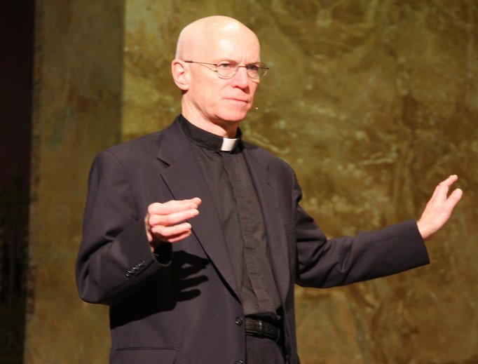 Above, Benedictine Father Columba Stewart speaking in Rochester, Minnesota. Below, Dominican Father Najeeb Michaeel. Above, Benedictine Father Columba Stewart speaking in Rochester, Minnesota. Below, Dominican Father Najeeb Michaeel.