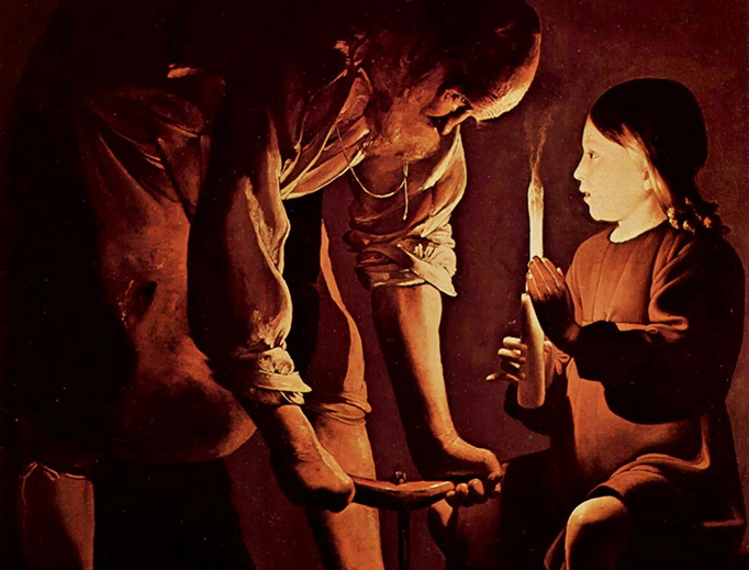 Georges de La Tour (1593–1652), “Saint Joseph the Carpenter” Georges de La Tour (1593–1652), “Saint Joseph the Carpenter”