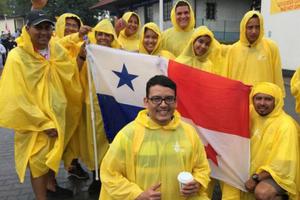 World Youth Day pilgrims from Panama on July 30, 2016. World Youth Day pilgrims from Panama on July 30, 2016.