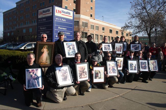 HOLY KNIGHTS. The Knights of Divine Mercy share the pro-life message in a public way. HOLY KNIGHTS. The Knights of Divine Mercy share the pro-life message in a public way.