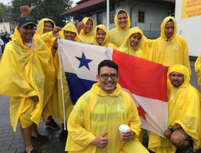 World Youth Day pilgrims from Panama on July 30, 2016. World Youth Day pilgrims from Panama on July 30, 2016.