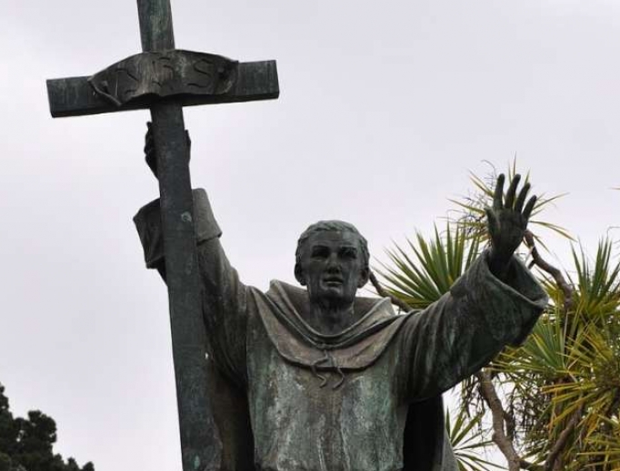 Statue of Saint Junipero Serra in San Francisco. Statue of Saint Junipero Serra in San Francisco.