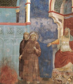 Detail of St. Francis Before the Sultan by Giotto Detail of St. Francis Before the Sultan by Giotto