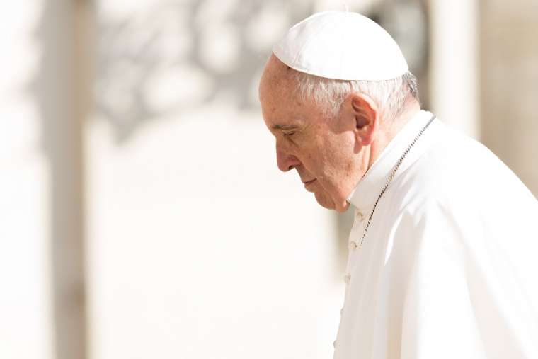 Pope Francis in St. Peter’s Square March 14. Pope Francis in St. Peter’s Square March 14.