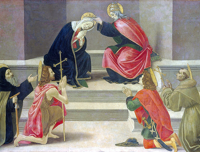 Sandro Botticelli (1445–1510), “The Coronation of the Virgin” Sandro Botticelli (1445–1510), “The Coronation of the Virgin”