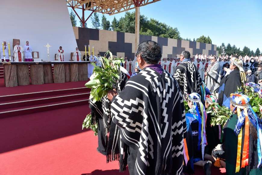 Pope Francis celebrates Mass in Temuco, Chile, Jan. 17. Pope Francis celebrates Mass in Temuco, Chile, Jan. 17.