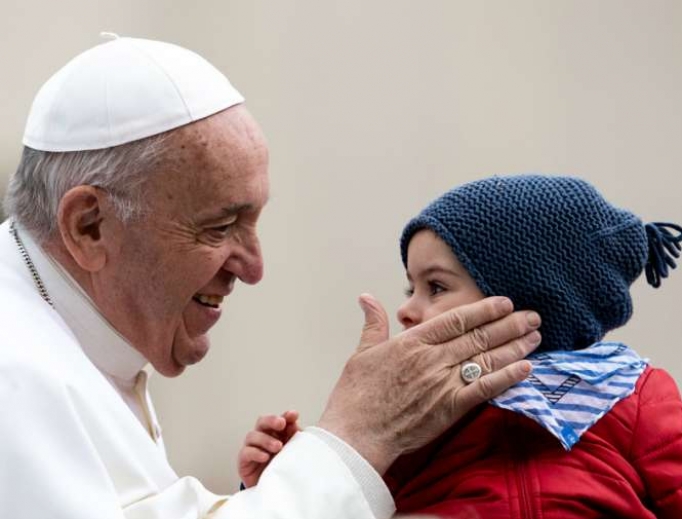 Pope Francis during his General Audience in St. Peter's Square, May 15, 2019. Pope Francis during his General Audience in St. Peter's Square, May 15, 2019.