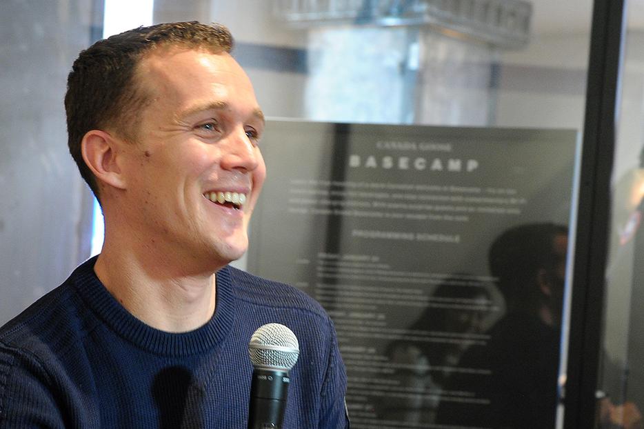 Colin O'Brady attends The Art Of Adventure at Canada Goose Basecamp on Jan. 24, 2020, in Park City, Utah. Colin O'Brady attends The Art Of Adventure at Canada Goose Basecamp on Jan. 24, 2020, in Park City, Utah.