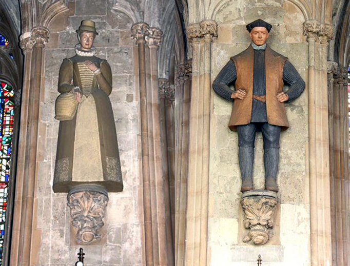 Statues of St. Margaret Ward and Blessed John Roche in St. Ethelreda’s Church in London Statues of St. Margaret Ward and Blessed John Roche in St. Ethelreda’s Church in London