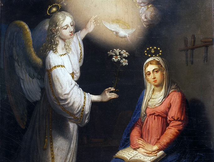 Vladimir Borovikovsky (1757–1825), “The Annunciation” Vladimir Borovikovsky (1757–1825), “The Annunciation”