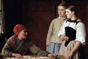 Albert Anker, “Fortune Teller,” 1880 Albert Anker, “Fortune Teller,” 1880