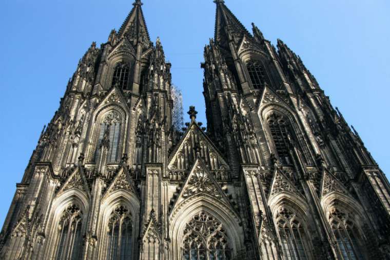 The Cathedral-Church of St. Peter in Cologne, Germany. The Cathedral-Church of St. Peter in Cologne, Germany.