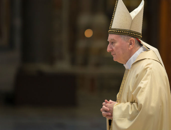 Cardinal Pietro Parolin celebrates Mass in St. Peter's Basilica on April 27, 2017. Cardinal Pietro Parolin celebrates Mass in St. Peter's Basilica on April 27, 2017.