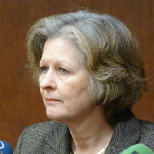 Baroness Sheila Hollins, a member of the Pontifical Commission for the Protection of Minors, speaks to the press in Rome on Feb. 7. Baroness Sheila Hollins, a member of the Pontifical Commission for the Protection of Minors, speaks to the press in Rome on Feb. 7.