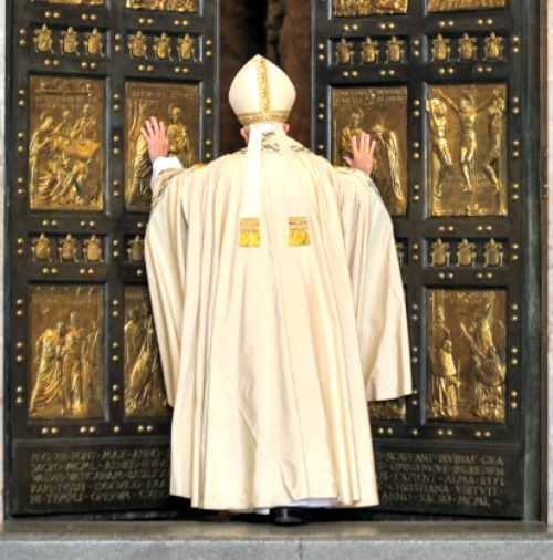 Pope Francis opens the Holy Door of St. Peter's Basilica, opening the Jubilee of Mercy, Pope Francis opens the Holy Door of St. Peter's Basilica, opening the Jubilee of Mercy,