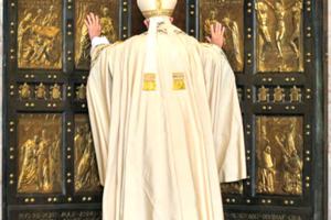 Pope Francis opens the Holy Door of St. Peter's Basilica, opening the Jubilee of Mercy, Pope Francis opens the Holy Door of St. Peter's Basilica, opening the Jubilee of Mercy,